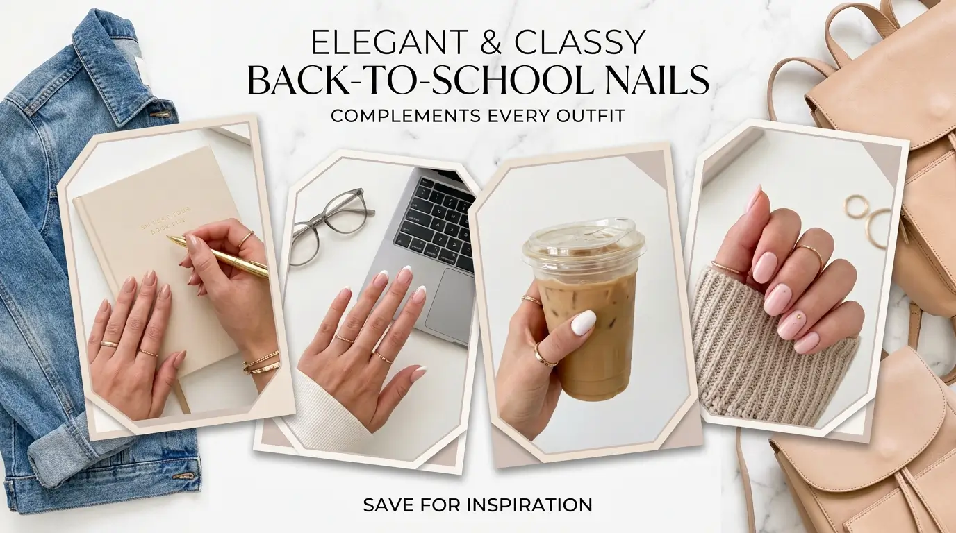 12 Classy Back to School Nails That Go With Every Outfit