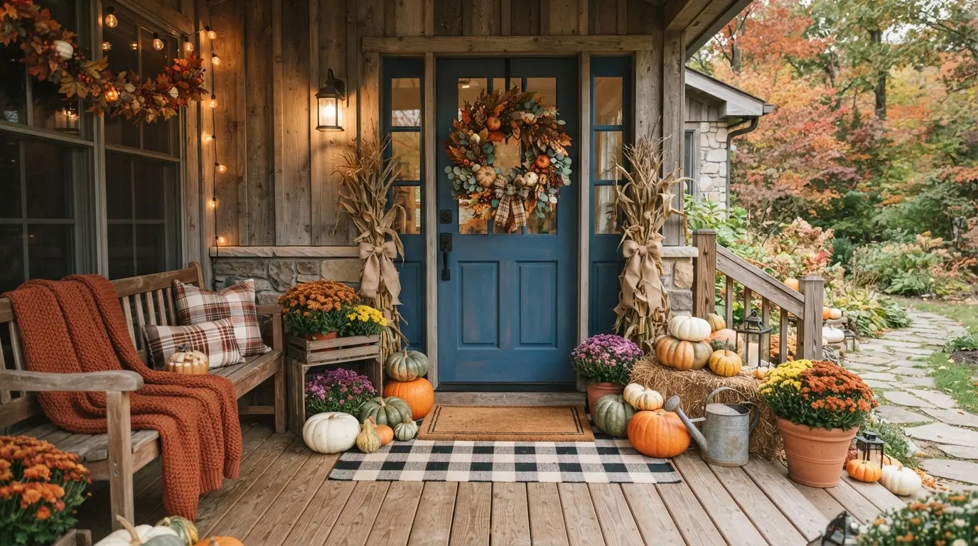 12 Cozy Fall Front Porch Decor Ideas to Welcome Autumn