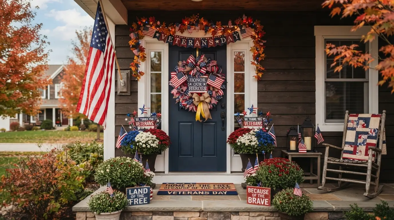 Veterans Day Front Door Decorations to Honor Our Heroes